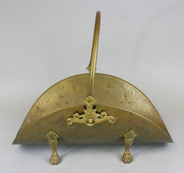 Lot 252: Brass Log Holder