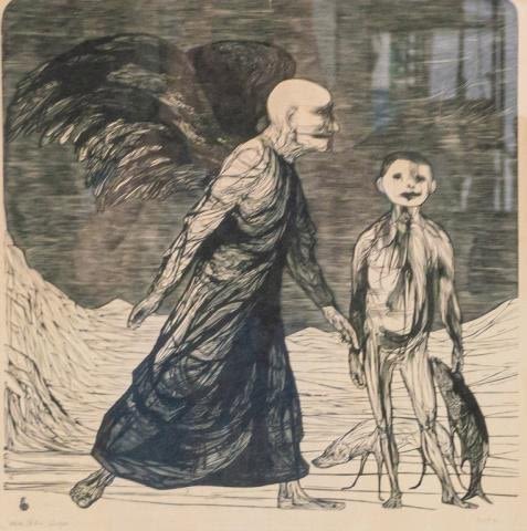 Lot 264: Leonard Baskin Engraving