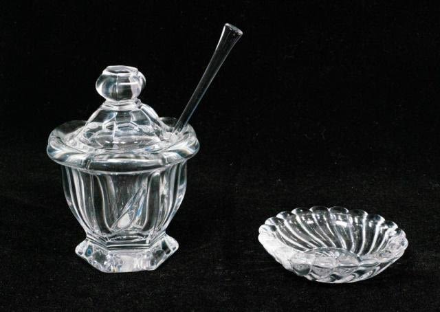 Lot 284: Baccarat Jam Jar and Candy Dish