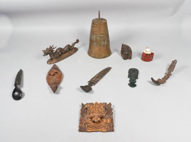Lot 304: Collection of 10 Ethnographic Items