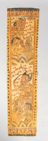 Lot 305: Indian Painted Storytelling Scroll