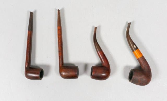 Lot 311: Collection of Canadian and Bent Billiard Pipes