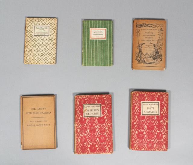 Lot 332: 6 Volumes of Poems by Rainer Maria Rilke
