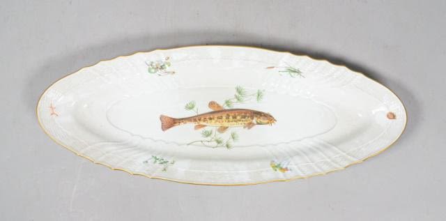 Lot 354: Richard Ginori Fish Serving Platter