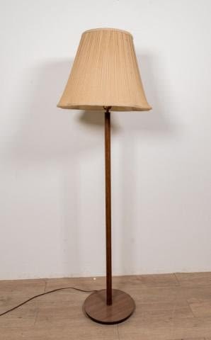Lot 214: Mid Century Modern Danish Teak Floor Lamp