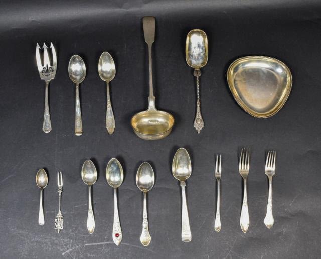 Lot 236: Lot of German Silver