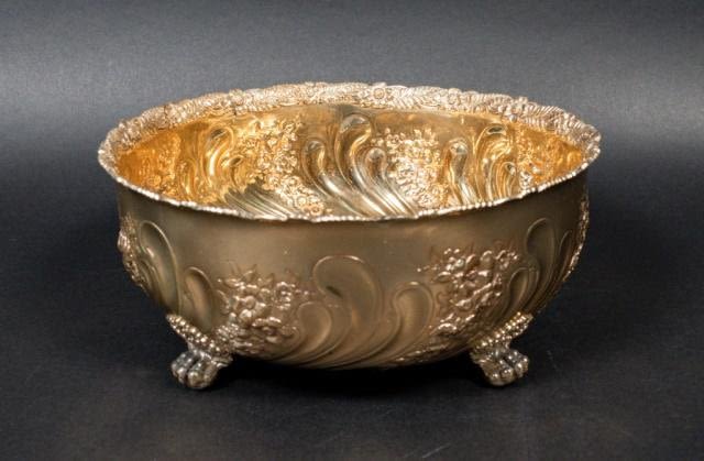 Lot 238: Tiffany & Co. Makers Sterling Footed Bowl
