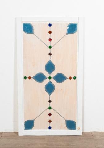 Lot 261: Arts and Crafts Stained Glass Window