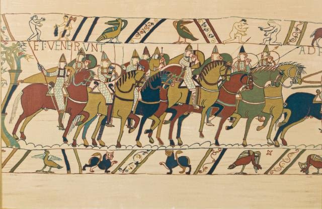 Lot 279: Bayeux Tapestry Et Venerunt Lithograph