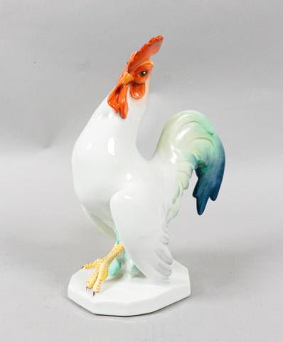 Lot 307: Herend Porcelain Rooster