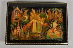 Grouping of 8 Palekh Lacquer Boxes. Grouping of 8 Soviet Era Palekh lacquer boxes. Russian, 20th Image - 3