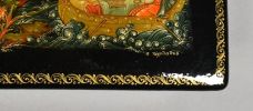 Grouping of 8 Palekh Lacquer Boxes. Grouping of 8 Soviet Era Palekh lacquer boxes. Russian, 20th Image - 4