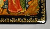 Grouping of 8 Palekh Lacquer Boxes. Grouping of 8 Soviet Era Palekh lacquer boxes. Russian, 20th Image - 7