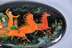 Grouping of 8 Palekh Lacquer Boxes. Grouping of 8 Soviet Era Palekh lacquer boxes. Russian, 20th Image - 10