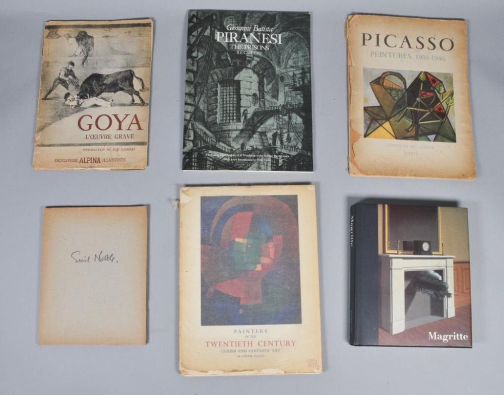 Lot 74: 6 Books and Portfolios of Prominent Artists