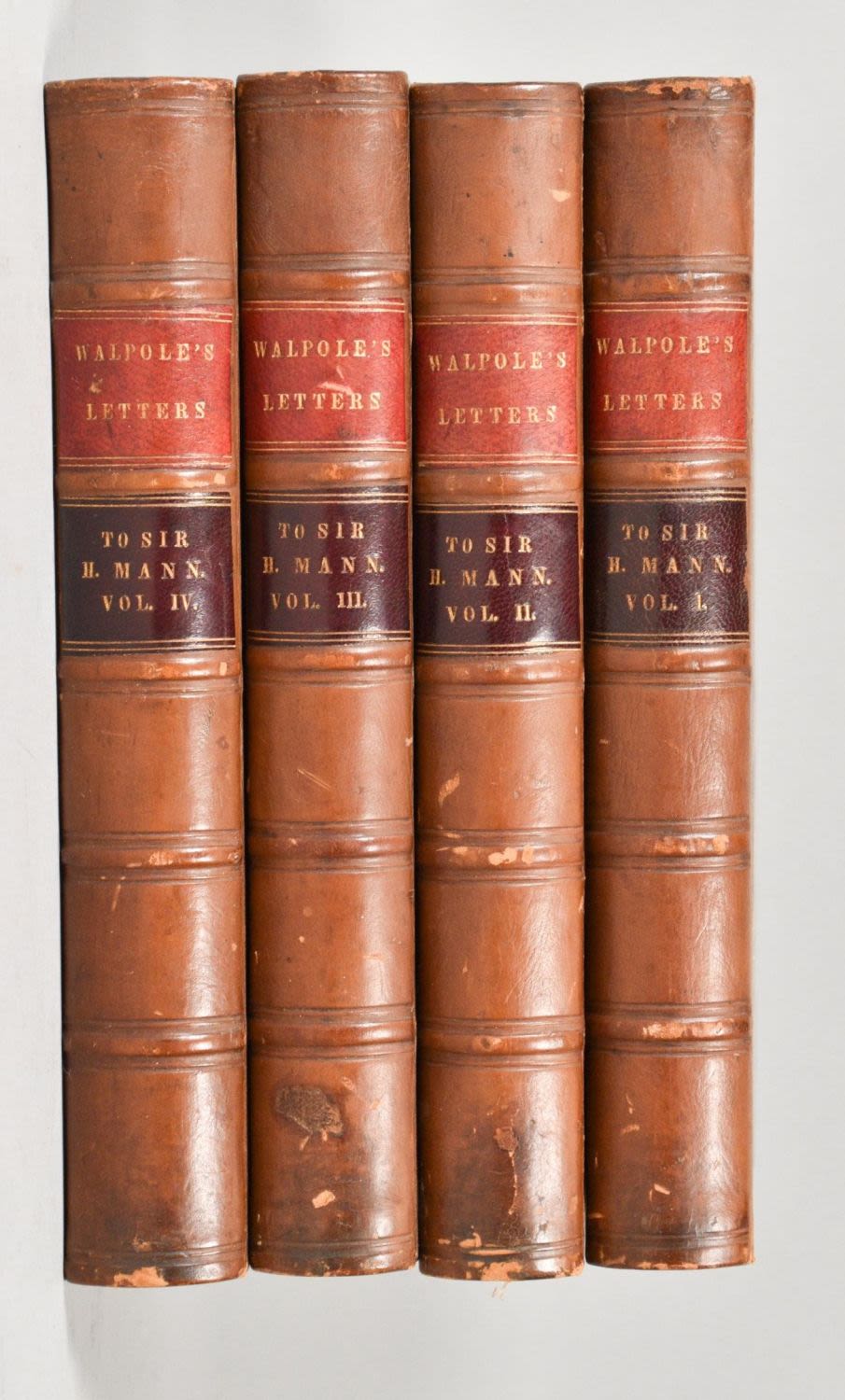 Lot 89: Letters of Horace Walpole, 4 Volumes