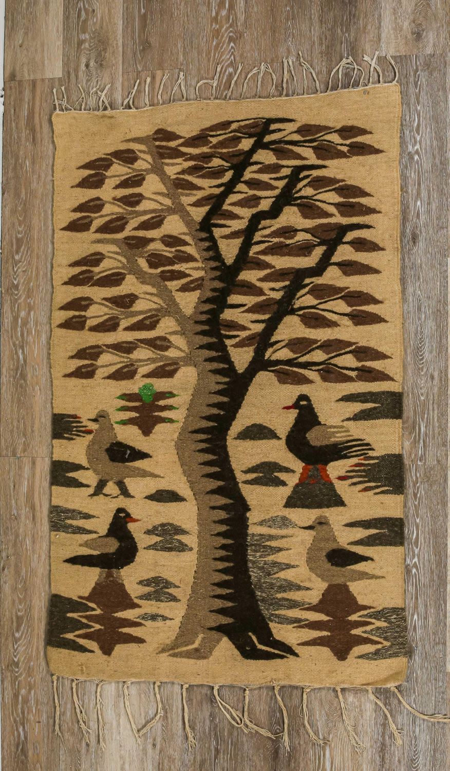 Lot 109: Persian Gabbeh Style Folk Art Rug