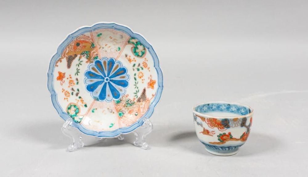 Lot 127: Japanese Imari Teacup and Saucer