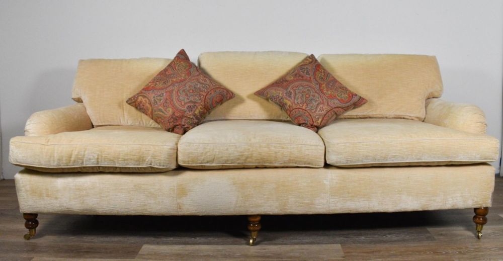 Lot 148: English Style Upholstered Sofa