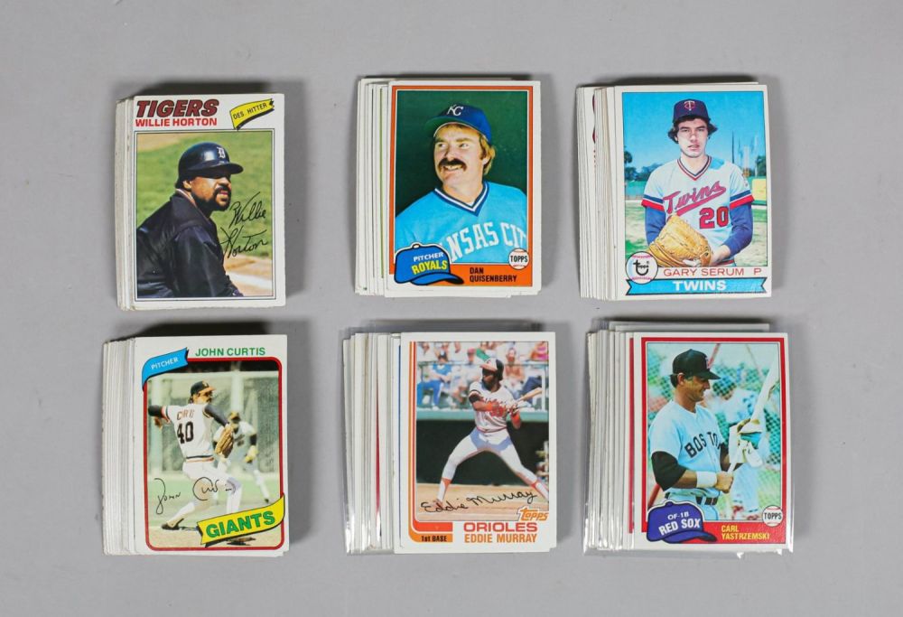 Lot 159: Topps Baseball Cards With Hall Of Famers