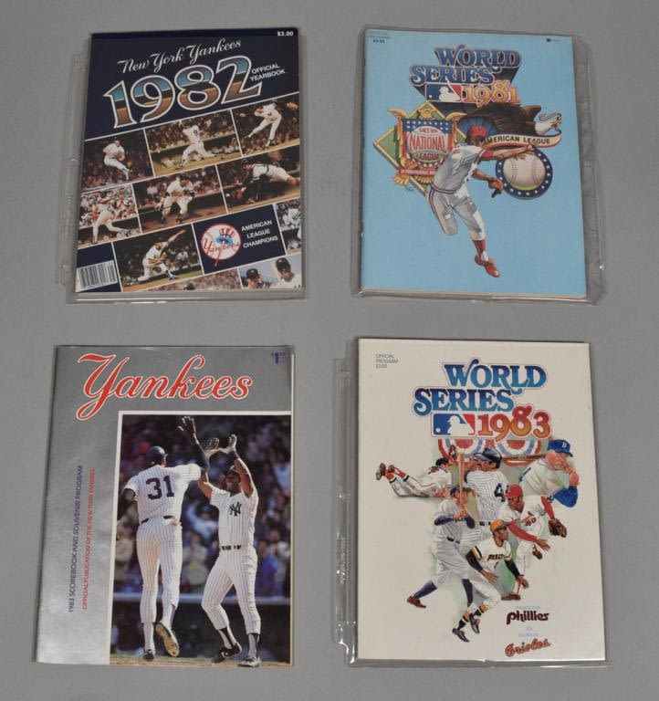Lot 170: World Series & NY Yankees Sports Memorabilia