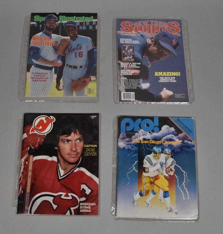 Lot 171: Sports Memorabilia 4 Magazines
