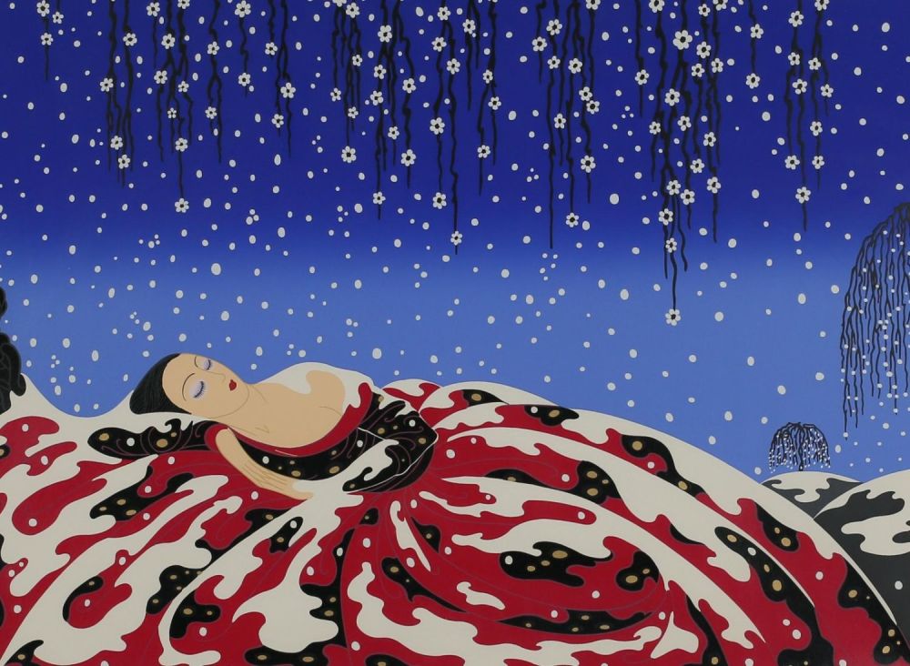 Lot 181: Erte Serigraph Sleeping Beauty