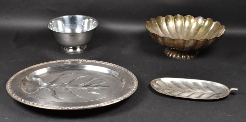 Lot 243: 4 Piece Silverplate Lot