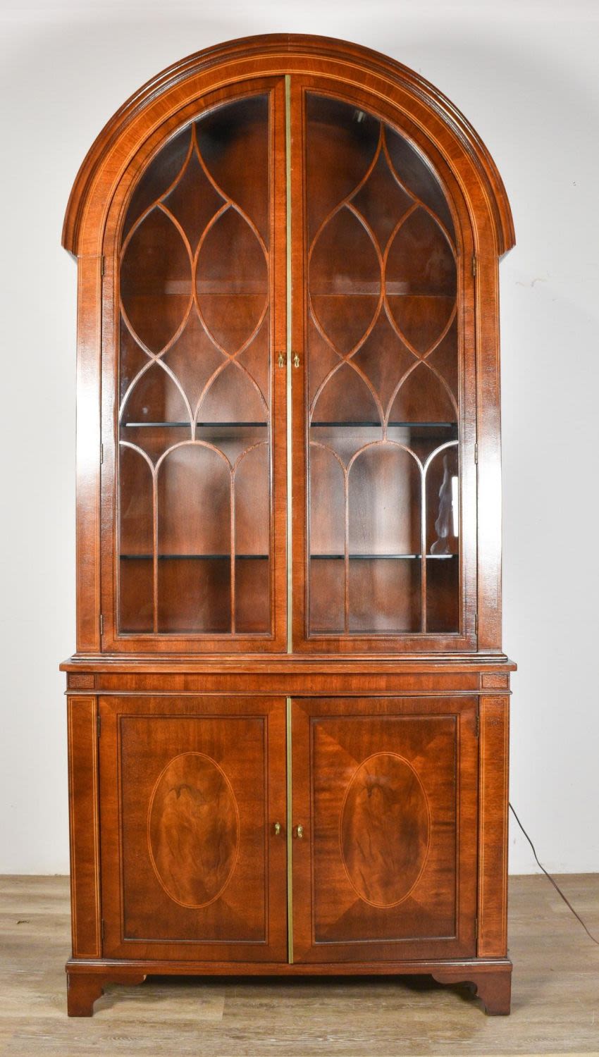 Lot 259: Baker English Style China Cabinet