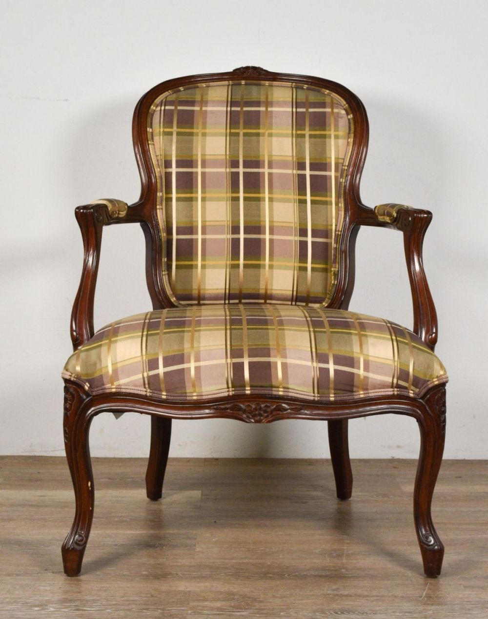 Lot 260: Councill Furniture Louis XV Style Fauteil Chair