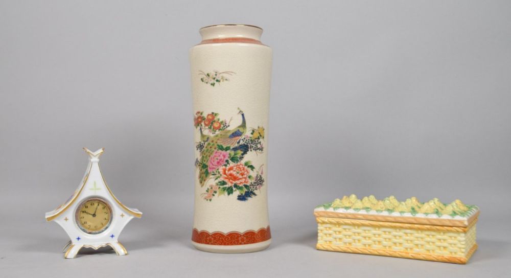 Lot 328: 3 Piece Porcelain Grouping