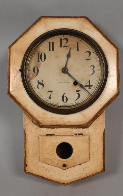 Lot 337: Seth Thomas Octagonal Wall Clock