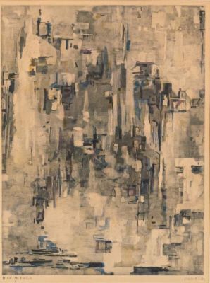 Lot 1 - Maria Helena Vieira da Silva Etching With Aquatint