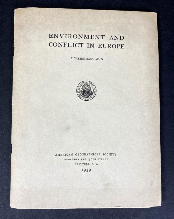 Lot 190: 1939 Maps of Conflict in Europe, Northern Southern
