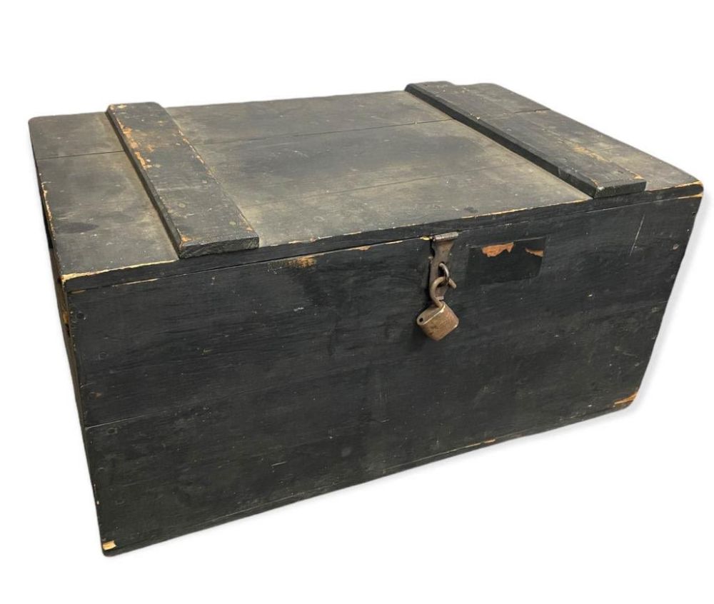 Lot 232: Ledoux Black Crate From New Guinea Expedition