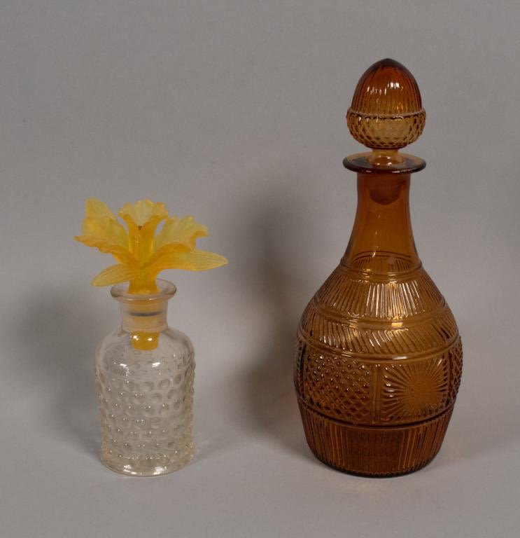 Lot 157: 2 Glass Decanters