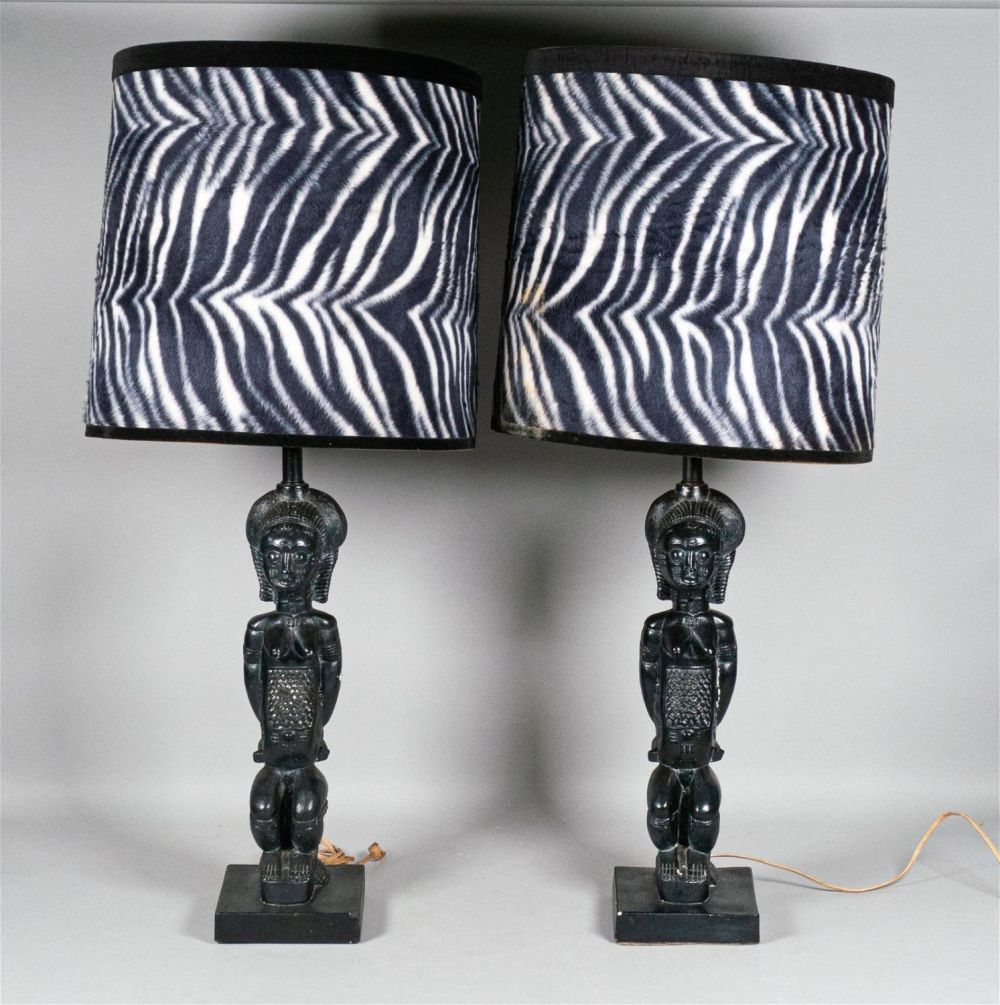 Lot 163: Pair of Pieri Tullio Mid 20th Century Lamps