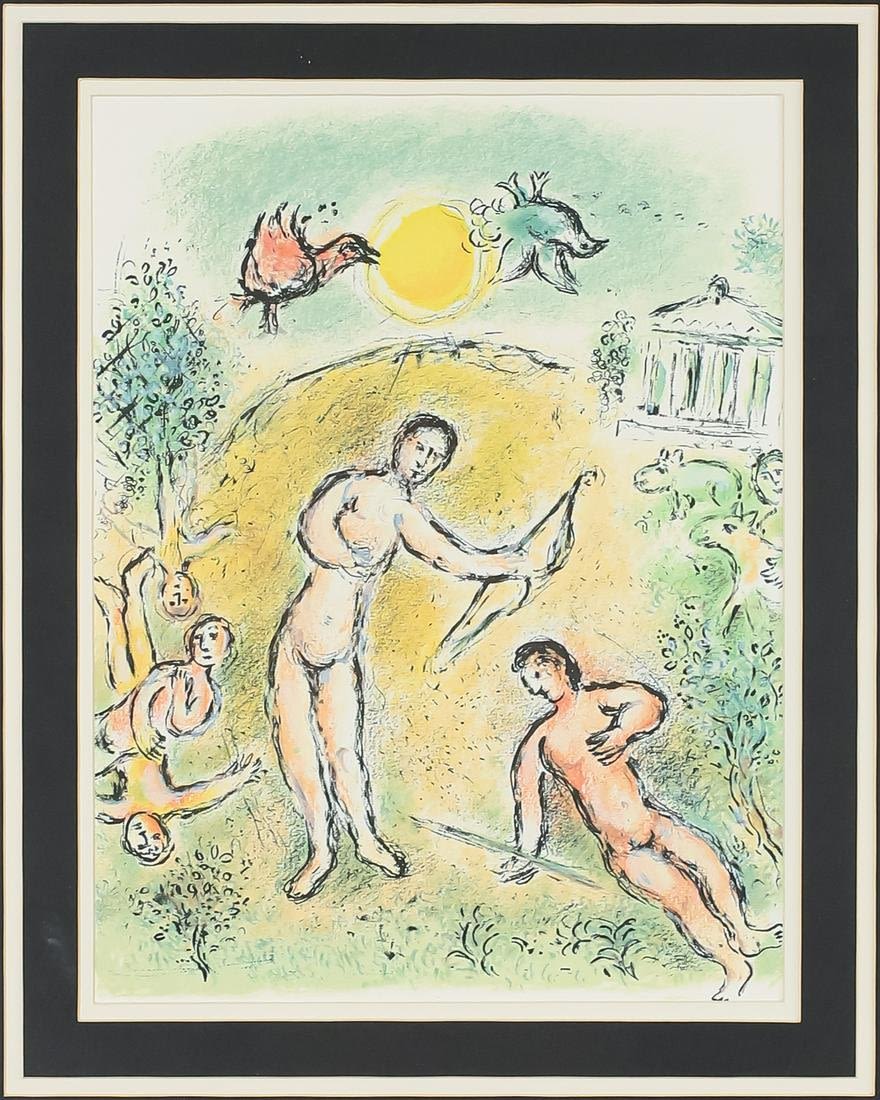 Lot 184: After Marc Chagall Lithograph, The Odyssey