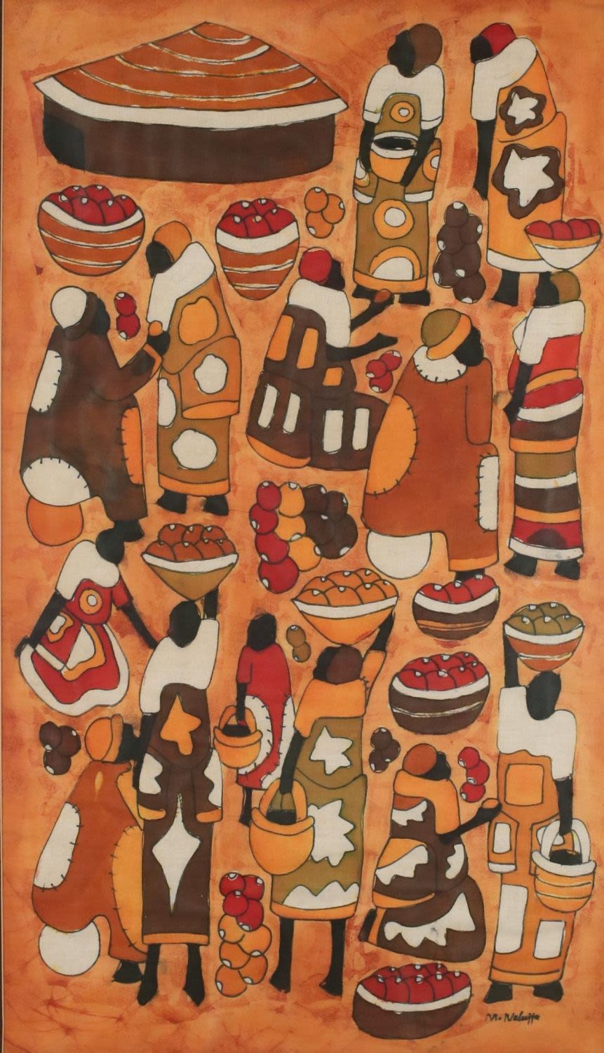 Lot 199: African Fabric Painting