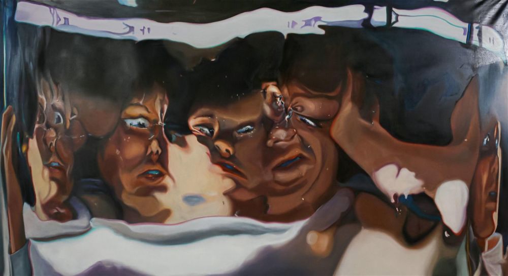 Lot 279: Joyce Stillman-Myers Oil on Canvas "My Liar"