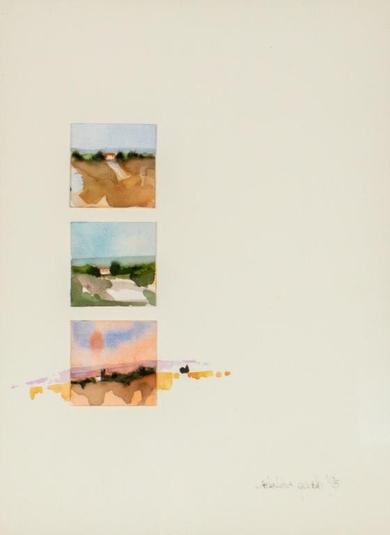 Lot 289: Adelina Quadri Watercolor Landscapes