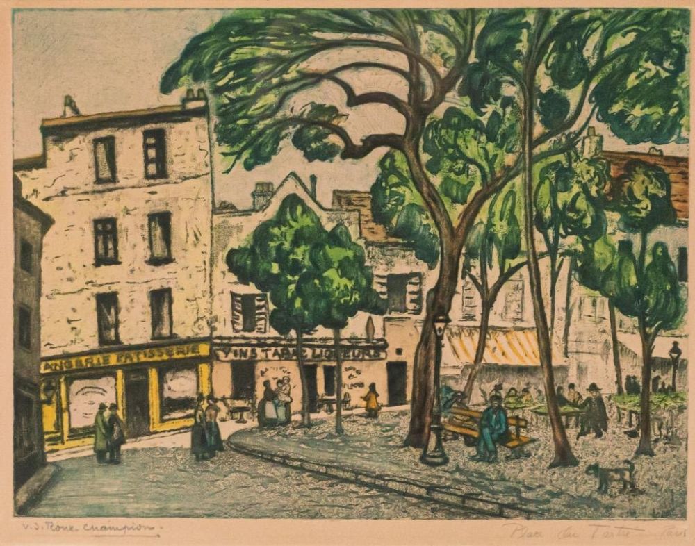 Lot 292: Victor Joseph Roux Champion Engraving