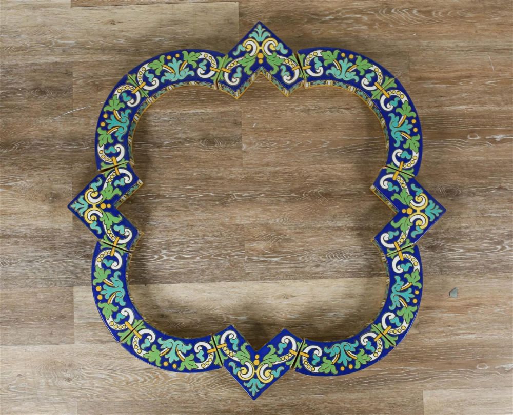 Lot 313: Decorative Pottery Tiles
