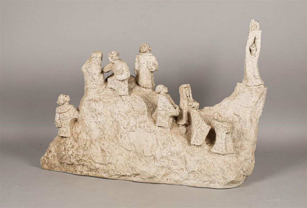 Lot 351: Austin Productions Allegorical Relief Sculpture