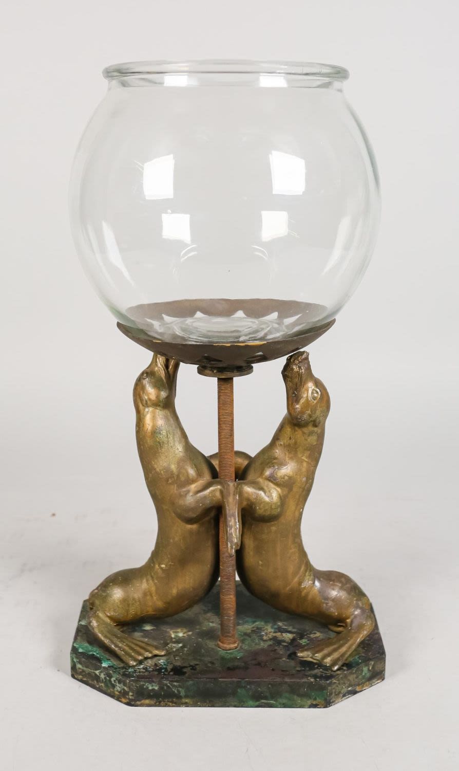 Lot 151: After Louis Albert Carvin Art Deco Seal Planter
