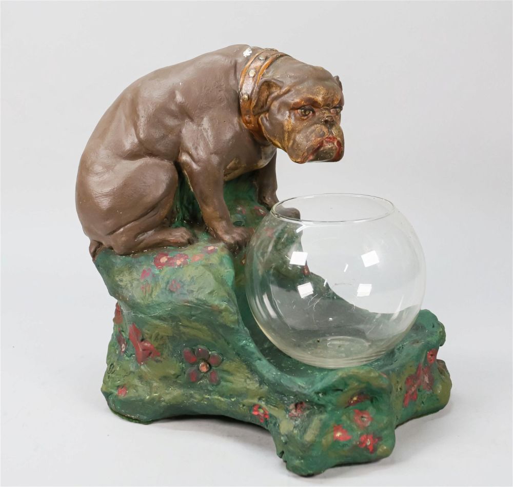 Lot 163: Early 20th Century Bulldog Pottery Planter
