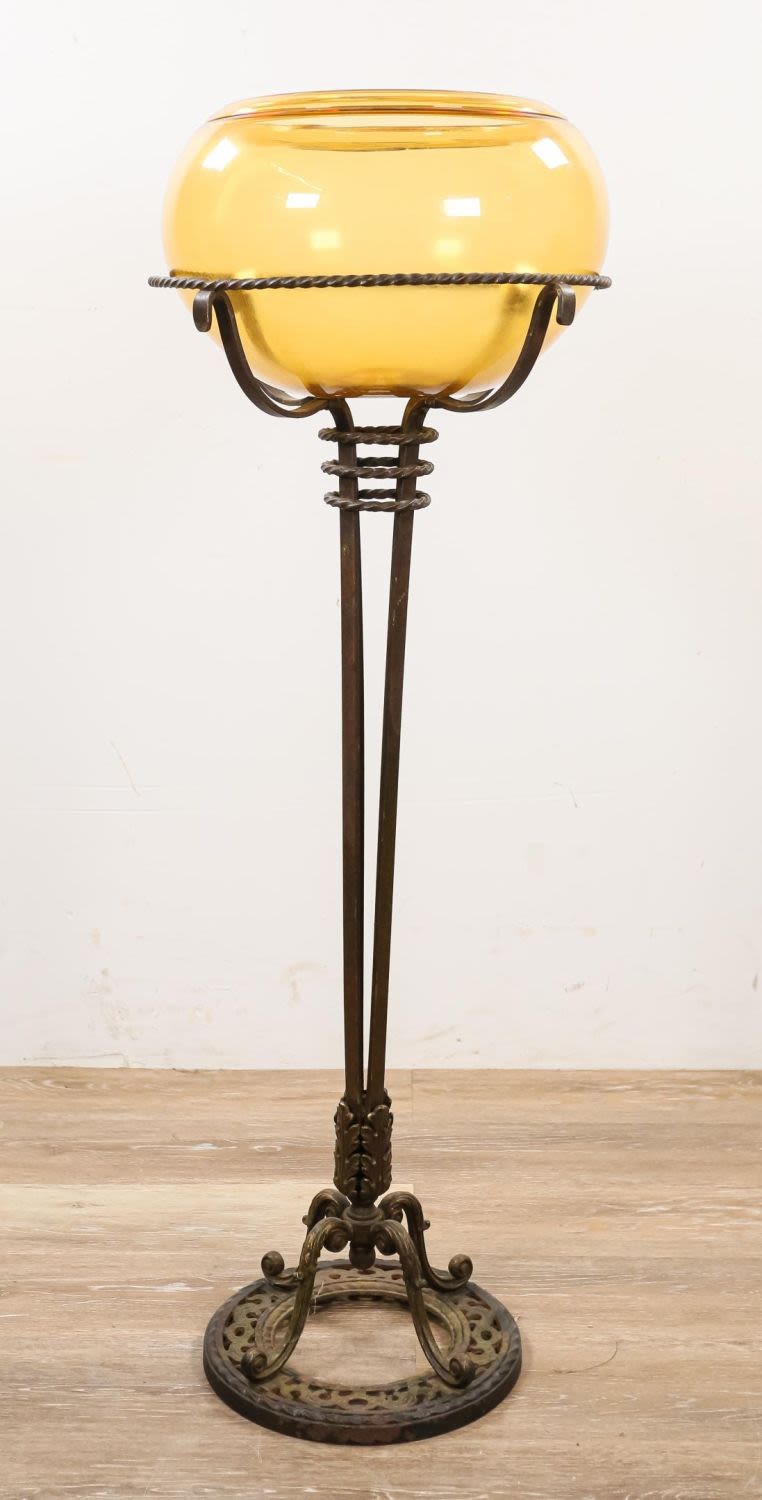 Lot 171: Victorian Iron Fishbowl