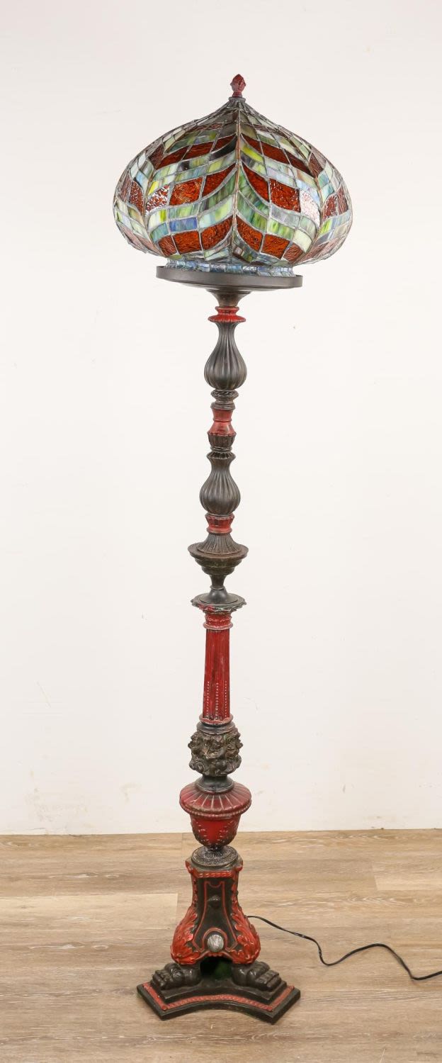 Lot 172: Renaissance Revival Floor Lamp