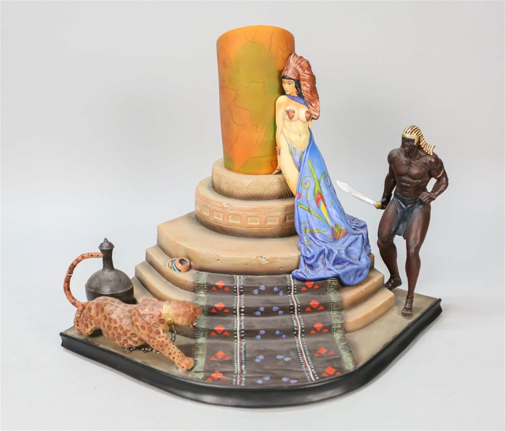 Lot 189: After Frank Frazetta ReelArt Egyptian Queen Statue