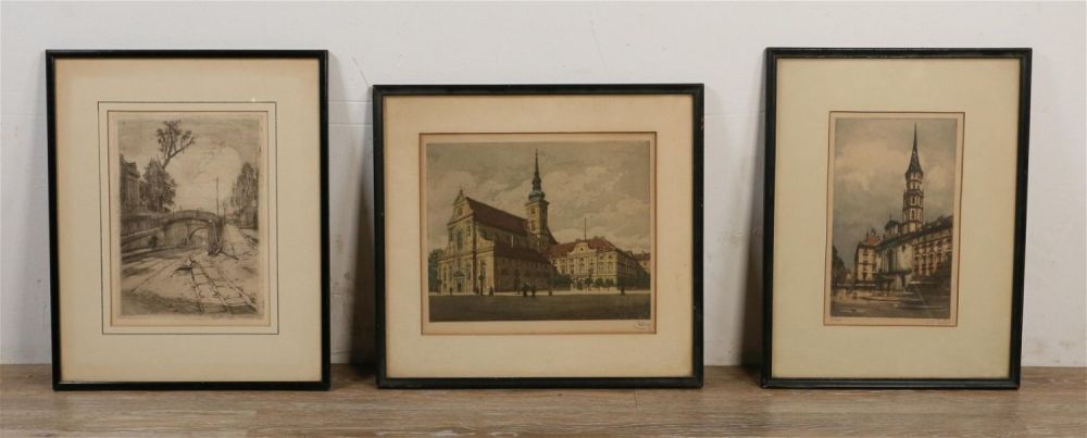 Lot 204: 3 Etchings